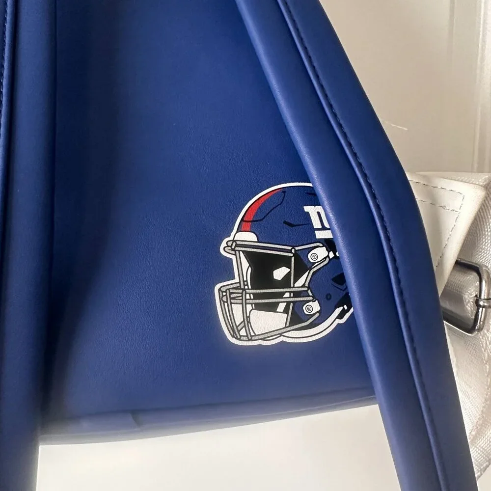 Loungefly NFL New York Giants Sequin Mini Backpack Blue